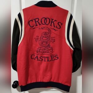 Crooks & Castles Don't Tread On Me Stadium Jacket / XL